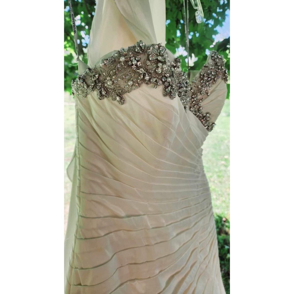 White Maggie Scott wedding dress